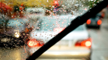 Windshield wipers from inside car
