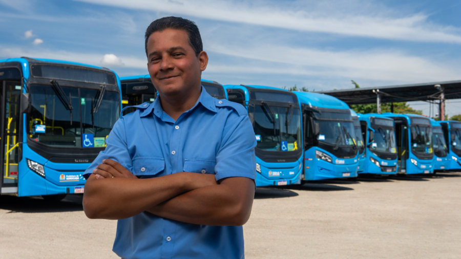 Motorista Cláudio Oliveira_BRT Sorocaba